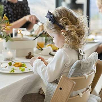 Tripp Trapp Classic Cushion, Nordic Grey - Pair with Tripp Trapp Chair & High Chair for Support and Comfort - Machine Washable