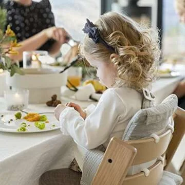 Tripp Trapp Classic Cushion, Nordic Grey - Pair with Tripp Trapp Chair & High Chair for Support and Comfort - Machine Washable