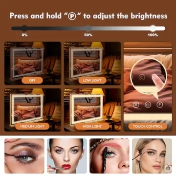 DASLAVA Hollywood Vanity Mirror with Lights for Makeup