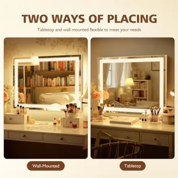 DASLAVA Hollywood Vanity Mirror with Lights for Makeup