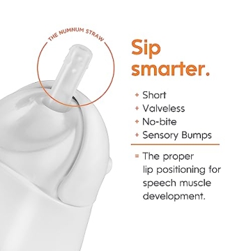 NumNum Weighted Straw Cup for Toddlers - Expert-Approved