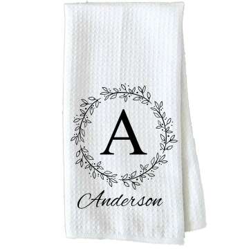 Personalized Kitchen Towels for the Family Home
