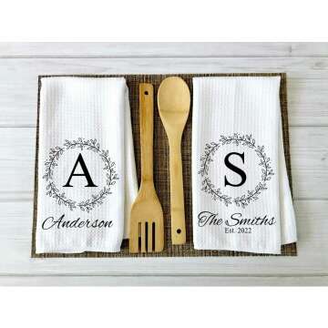 Personalized Kitchen Towels for the Family Home