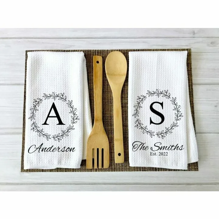 Personalized Kitchen Towels for the Family Home