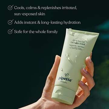 Pipette After Sun Gel - Aloe Vera Cooling Relief for Skin