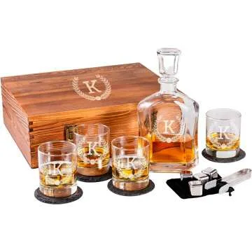 Personalized Whiskey Decanter Set for Enthusiasts
