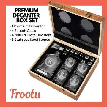 Personalized Whiskey Decanter Set for Enthusiasts