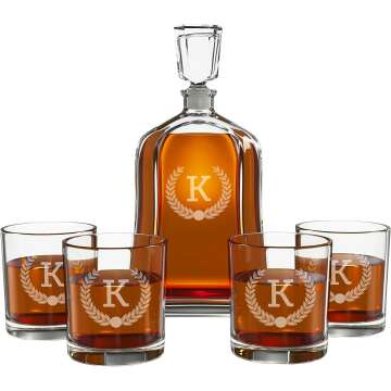 Personalized Whiskey Decanter Set for Enthusiasts