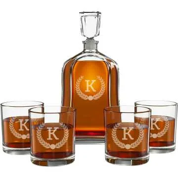 Personalized Whiskey Decanter Set for Enthusiasts