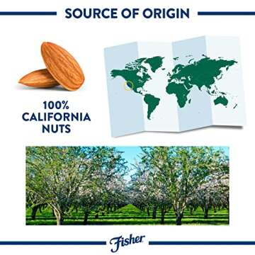 Fisher Chef's Naturals Unsalted Sliced Almonds 24oz Resealable Bag, Raw Nuts Perfect for Cooking, Baking & Snacking, Vegan Protein, Keto Snack, Gluten Free