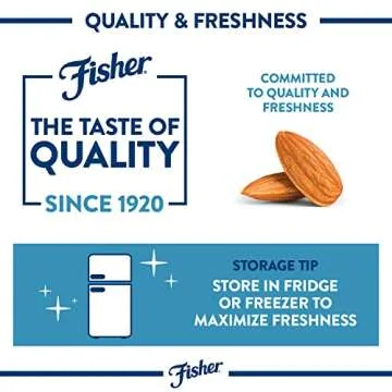 Fisher Chef's Naturals Unsalted Sliced Almonds 24oz Resealable Bag, Raw Nuts Perfect for Cooking, Baking & Snacking, Vegan Protein, Keto Snack, Gluten Free