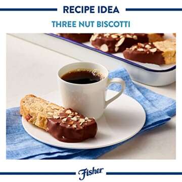 Fisher Chef's Naturals Unsalted Sliced Almonds 24oz Resealable Bag, Raw Nuts Perfect for Cooking, Baking & Snacking, Vegan Protein, Keto Snack, Gluten Free