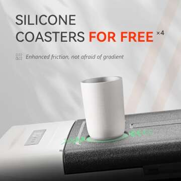 EKOJUCE 12 Volt Refrigerator Portable Fridge - 16Quart(15L) Electric Cooler Compressor fridge -4℉~68℉, 12/24V DC & 110-240V AC Car Refrigerator for Camping, RV, Fashing, Travel, Home