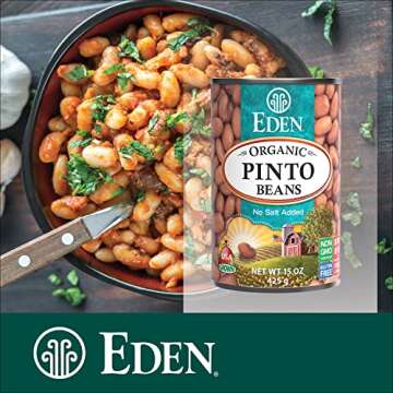 Eden Organic Pinto Beans 15 oz Can (12-Pack) No Salt Added