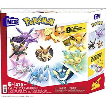MEGA Pokémon Building Set: Every Eevee Evolution Set