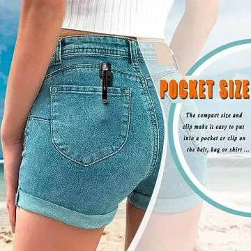 Mini Flashlight 3 Modes Small Flashlights LED Powerful High Lumens Tactical Pen Light with Clip,Slim Portable Pocket Compact Torch for Emergency Inspection AAA Battery Water-Resistant (Black & Gold)