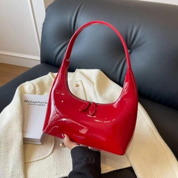 Chic Red Leather Crossbody Bag for Every Occasion