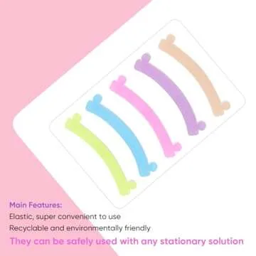 PERMANIA Soft Silicone Lash Lift Rods - 5 Pcs Perfect Curling Tool