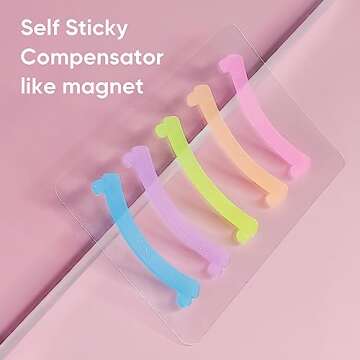 PERMANIA Soft Silicone Lash Lift Rods - 5 Pcs Perfect Curling Tool