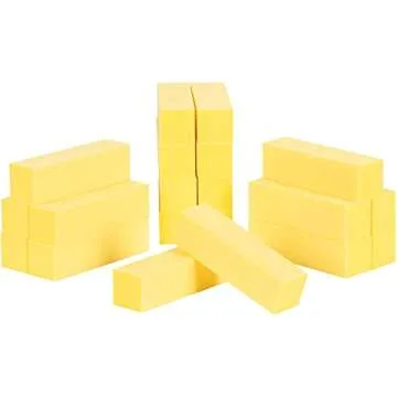 ForPro Ultra Gold Buffing Block: 240 Grit Four-Sided Nail Buffer