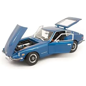Maisto Datsun 240Z 1971 Blue Diecast Model 1:18