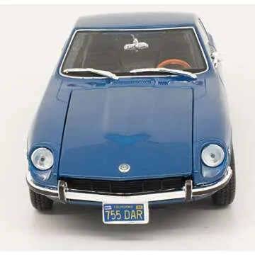 Maisto Datsun 240Z 1971 Blue Diecast Model 1:18
