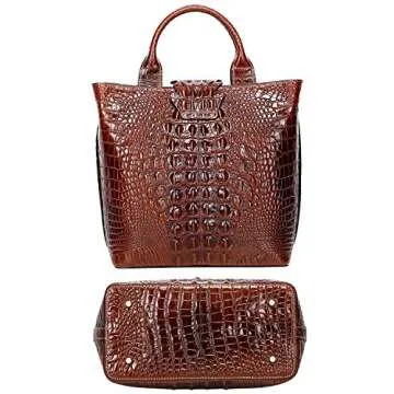 Elegant PIJUSHI Crocodile Leather Handbags for Women
