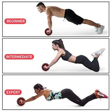 LIONLINK Ab Roller Wheel Workout Equipment, Ab Wheel Exercise Equipment, Ab Wheel Roller for Home Gym for Core Training and Abdominal Workout