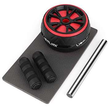 LIONLINK Ab Roller Wheel Workout Equipment, Ab Wheel Exercise Equipment, Ab Wheel Roller for Home Gym for Core Training and Abdominal Workout