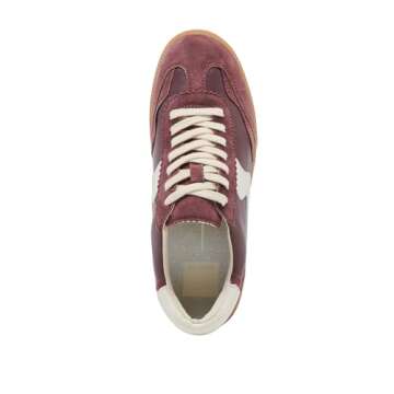 Dolce Vita Women's Notice Sneaker, Cranberry Suede, 8.5
