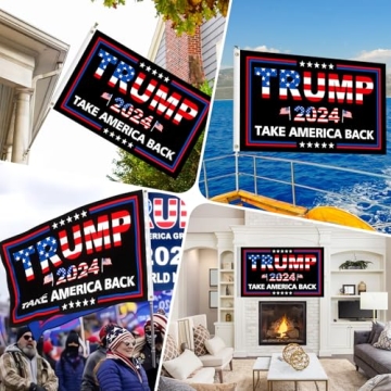 Trump 2024 Double Sided Flag - Heavy Duty 3x5 FT
