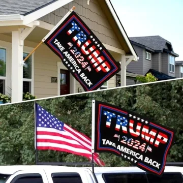 Trump 2024 Double Sided Flag - Heavy Duty 3x5 FT