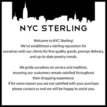 Elegant NYC Sterling Heart Tennis Necklace for Women