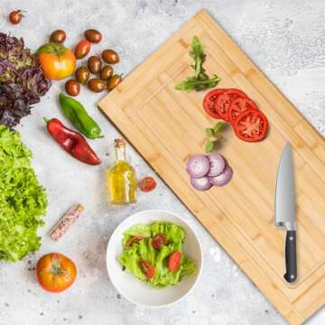 Extra Large Over The Sink Bamboo Cutting Board