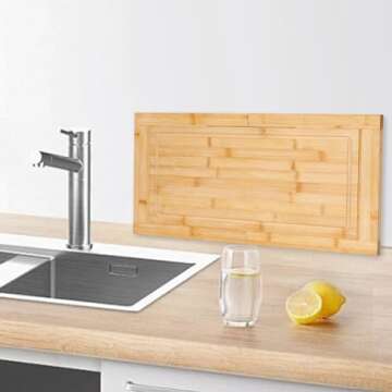 Extra Large Over The Sink Bamboo Cutting Board