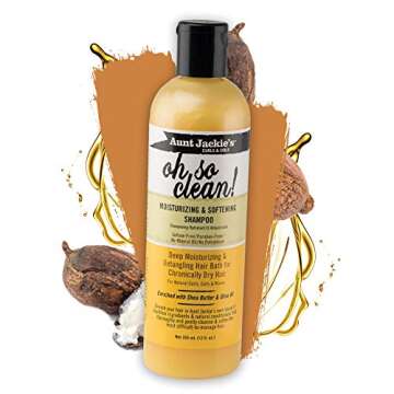 Aunt Jackie's Curls and Coils Oh So Clean Moisturizing Shampoo, 16 oz