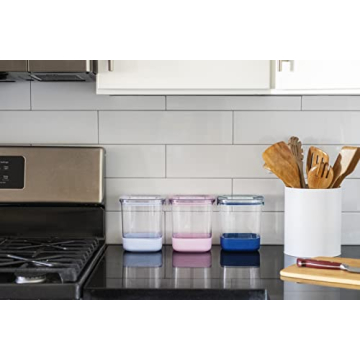 Ello Airtight Plastic Food Storage Canisters - Set of 3