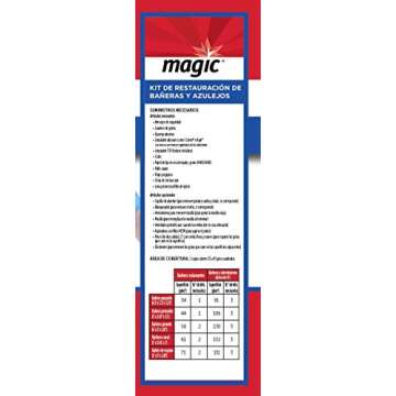 Magic Tub and Tile Refinishing Kit - Spray on Aerosol - Refinish Sinks Tile Porcelain Acrylic Fiberglass and Ceramic Surfaces, Bright White, 12 Ounce (Pack of 2)