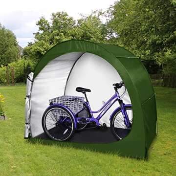 H&ZT Oversized Bike Storage Tent - Waterproof, UV-Protected