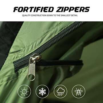 H&ZT Oversized Bike Storage Tent - Waterproof, UV-Protected