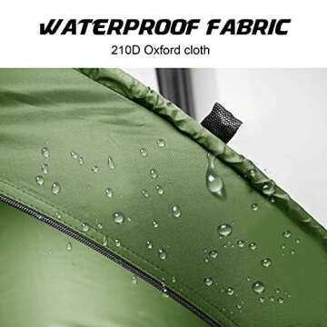 H&ZT Oversized Bike Storage Tent - Waterproof, UV-Protected