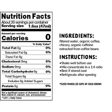 Explorer Cold Brew Decaf Coffee Concentrate 32 fl oz