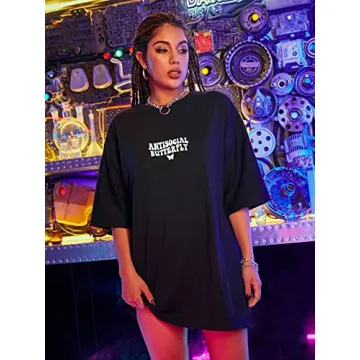 Soly Hux Women's Oversized Graphic T-Shirt - Summer Style