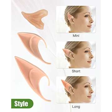 CEDAR BRIGHT Elf Ears for Halloween and Cosplay