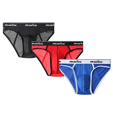 Breathable Mesh Men's Briefs by ManView - Comfort & Style