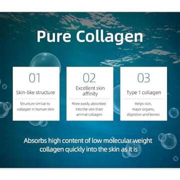 Highprime Collagen Film Melting Mask for Face Lifting,Anti-Aging, Hydrating, Fading Dark Circles, Prevent Fine Line Trending Korean Technology Soluble Collagen For All Skin Types, 5 Sets Pack