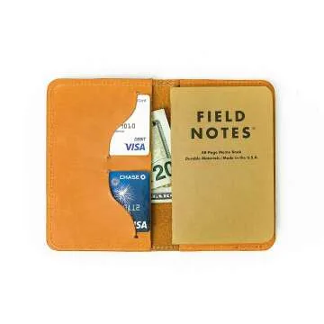 Custom Leather Passport Holder - Made in USA