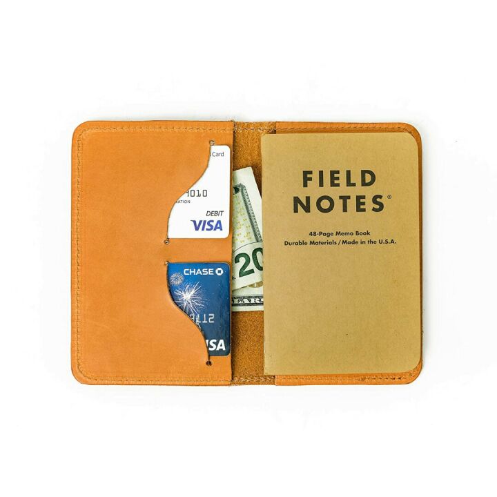 Custom Leather Passport Holder - Made in USA