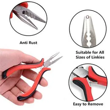 Hair Extension Tool Kit Hair Extension Remove Pliers Pulling Hook Beads Device 1 Rattail Comb 3Pcs Alligator Hair Clips for Hair Extension Tools