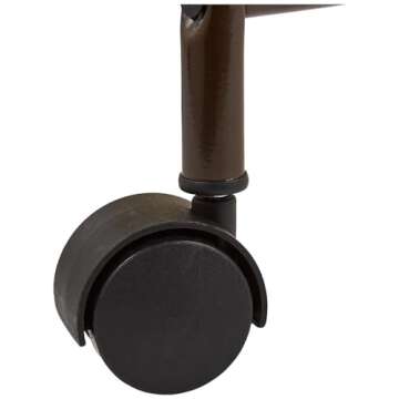 Household Essentials 7173 Rolling Quad Laundry Sorter with Removable Hamper Bags | Antique Bronze Frame